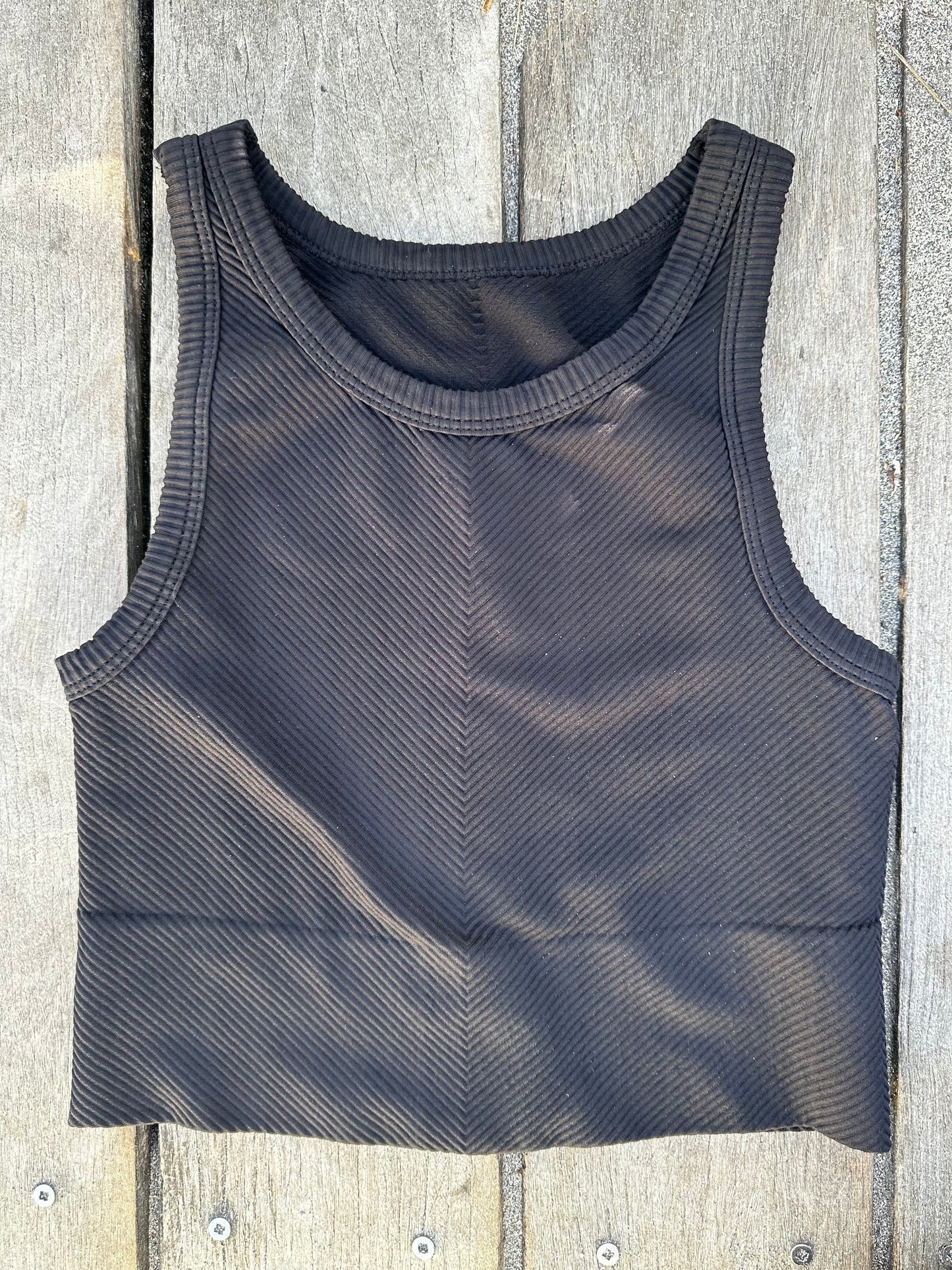 Coastal Chevron Crop Top