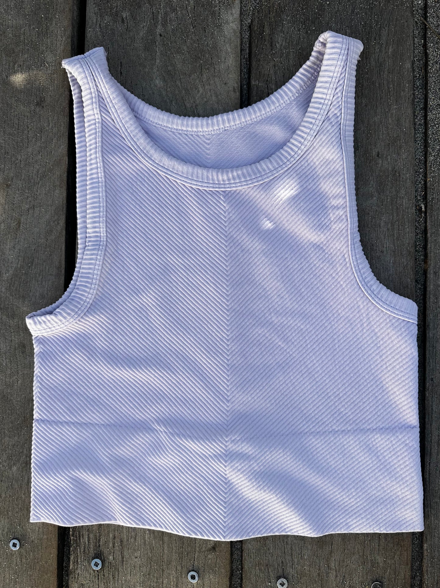 Coastal Chevron Crop Top