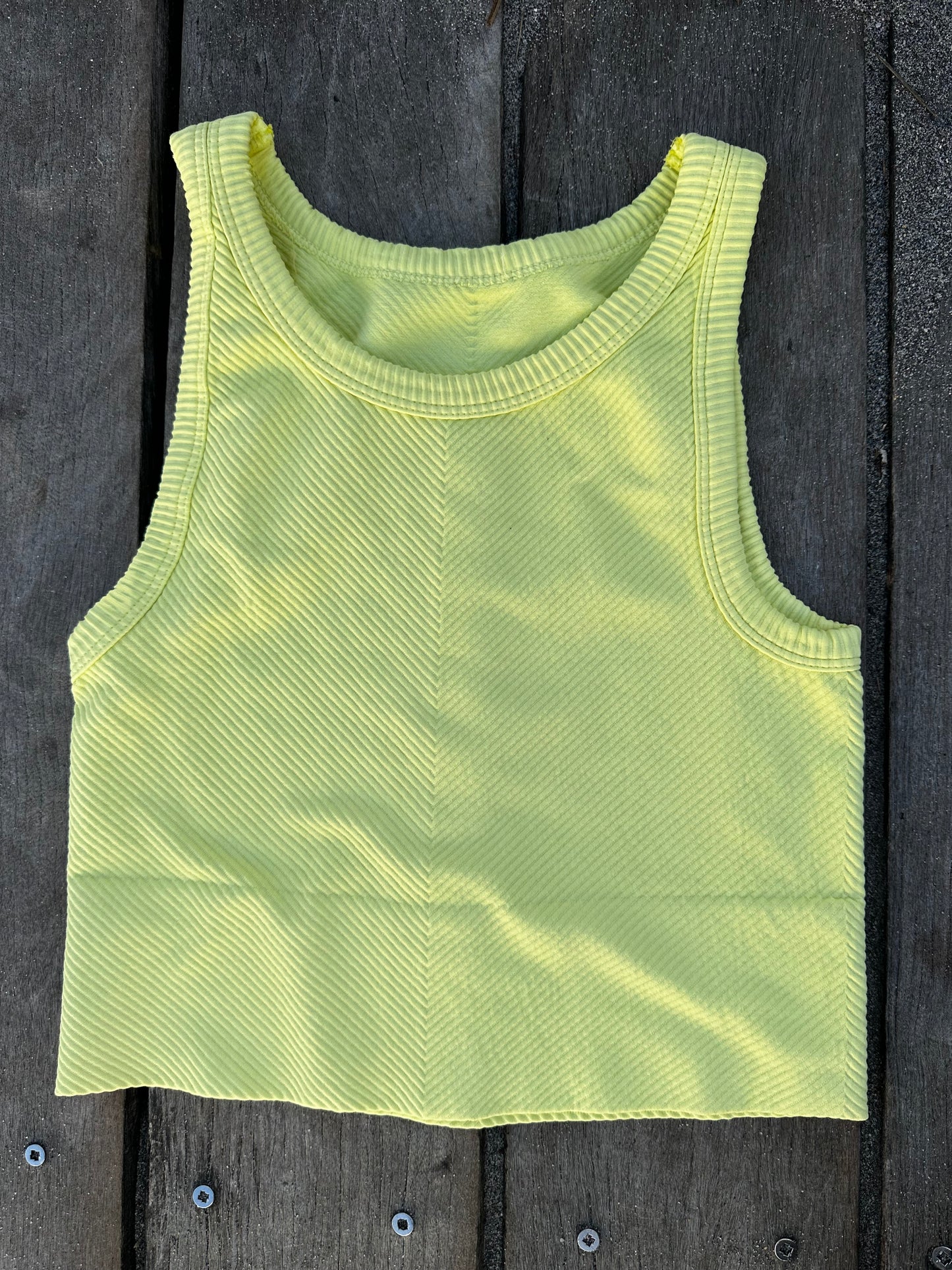 Coastal Chevron Crop Top
