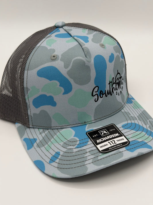 Blue Camo Hat