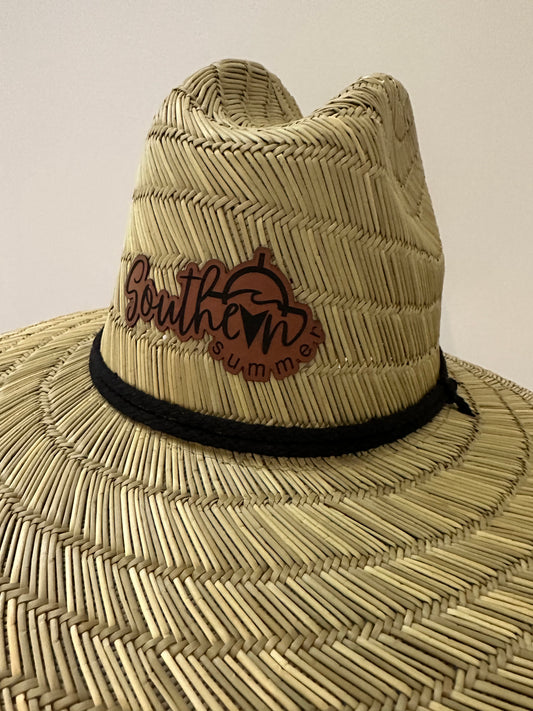 southern summer straw hat wide brim